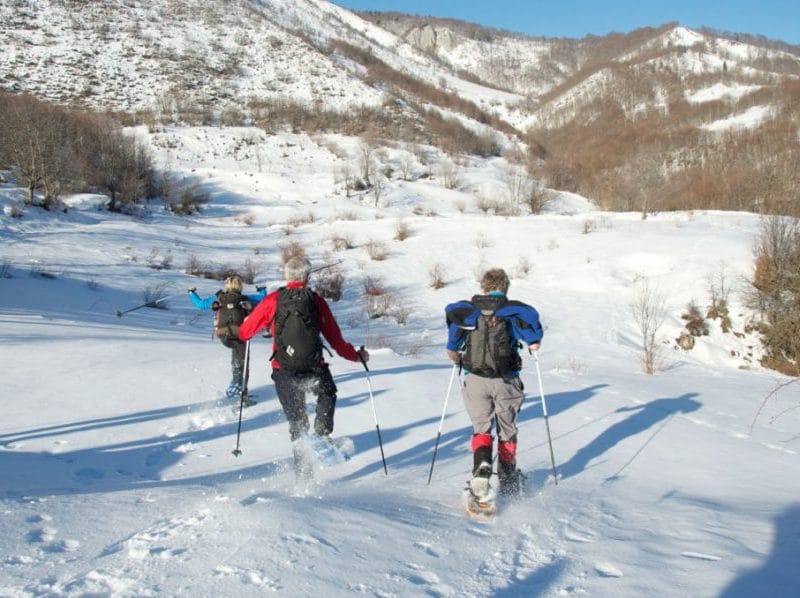 Snowshoeing Albania