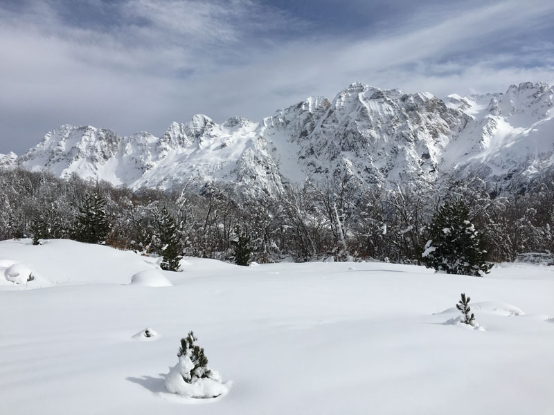 Snowshoeing in Albania and Kosovo
