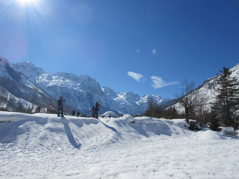 Snowshoeing in Albania and Kosovo