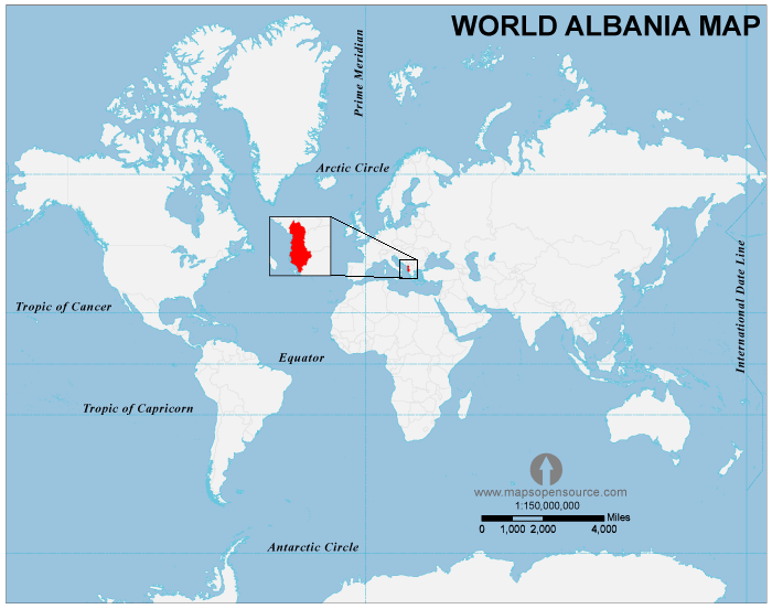 where is Albania