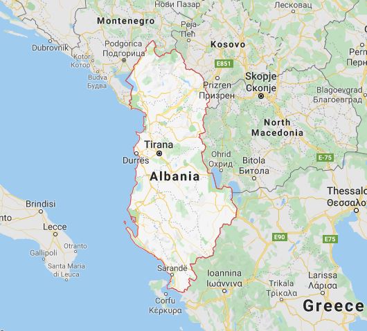 Where is Albania