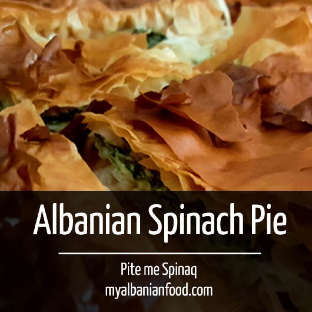 Albanian Spinach Pie Square Low